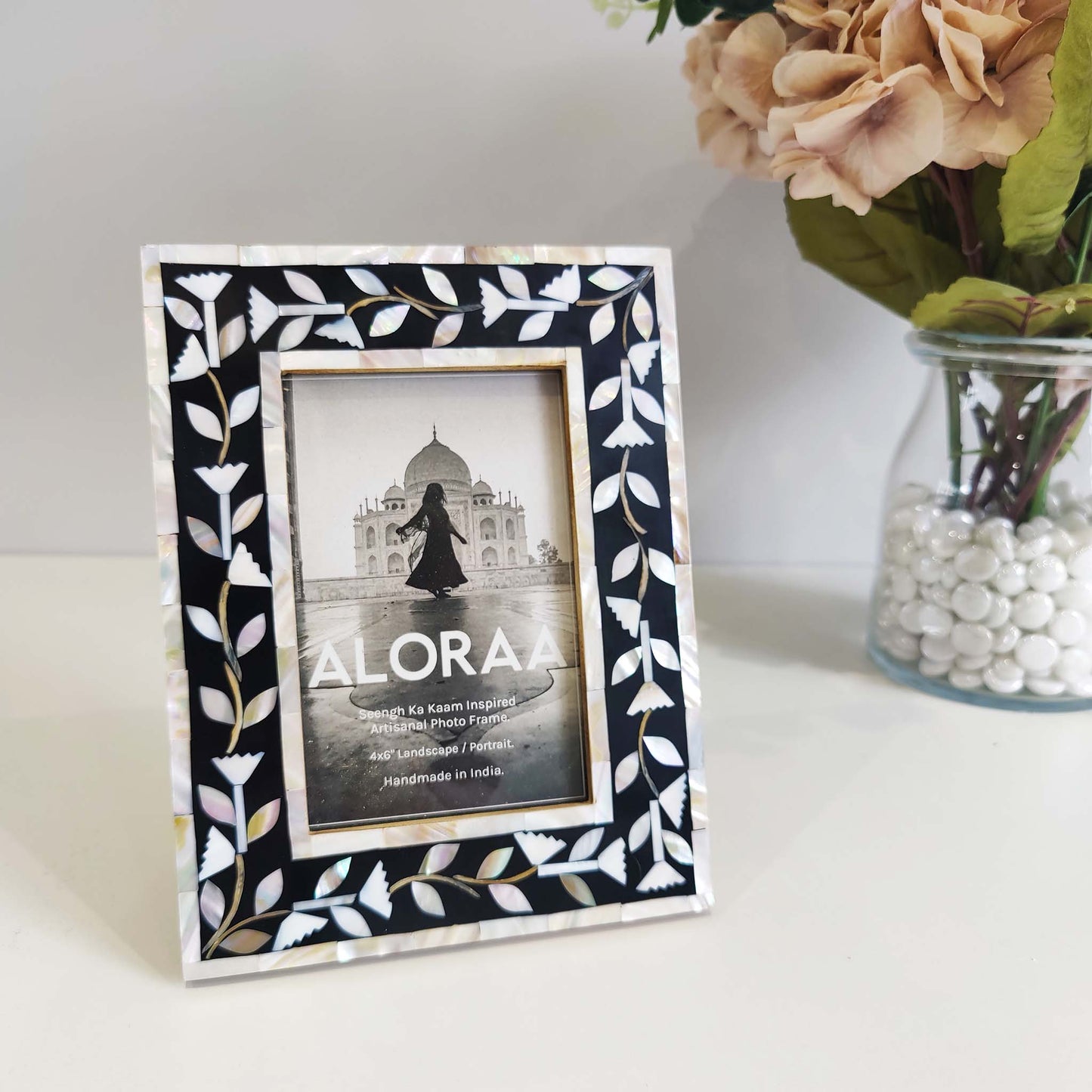 Mother of Pearl & ‘Seengh Ka Kaam’ Inspired Photo Frame